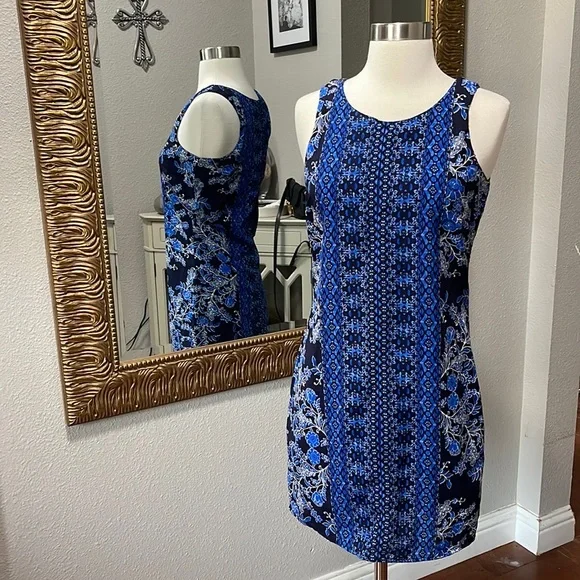 japna blue dress Dress Casual Maxi By Japna In Blue, Size: S main image 0